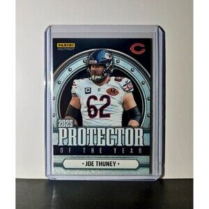Joe Thuney 2025 Panini NFL Protector of the Year Football Card Bears 1 of 220